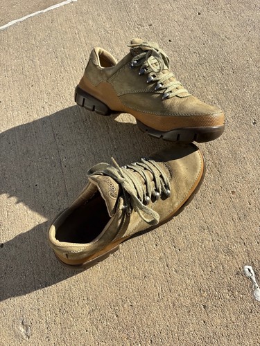 Roots olive leather chunky - leather, lug